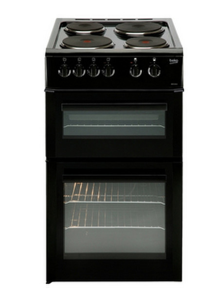 Beko BD533AK Freestanding Sealed plate hob A Black cooker