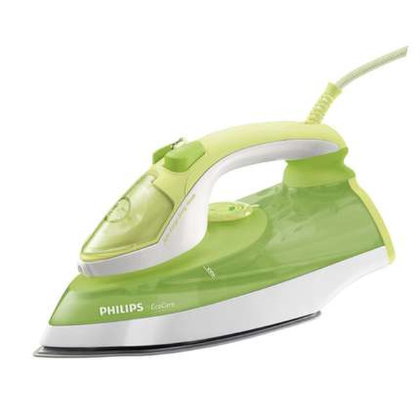 Philips EcoCare GC3720 Steam iron SteamGlide soleplate 2400W Green,White