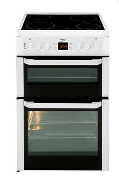 Beko BDVC667W Freestanding Ceramic hob A White cooker