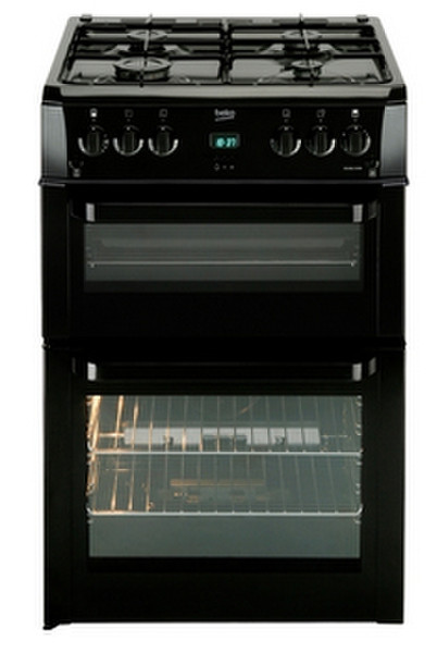 Beko BDVG694KP Freestanding Gas hob Black cooker