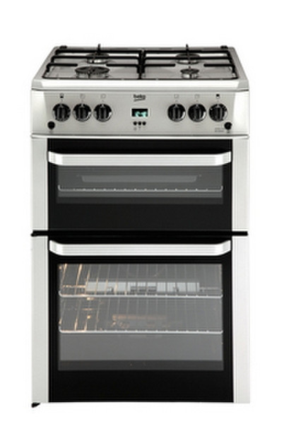 Beko BDVG694SP Freestanding Gas hob Silver cooker