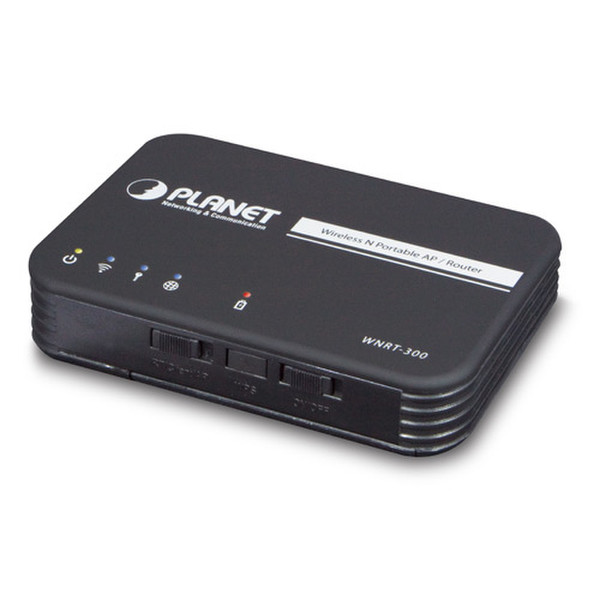 Planet WNRT-300 Fast Ethernet Черный