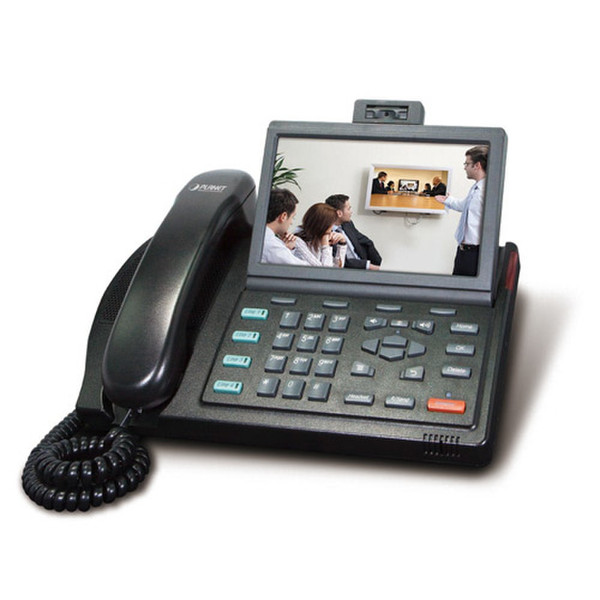 Planet ICF-1700 Wired handset LCD Black IP phone