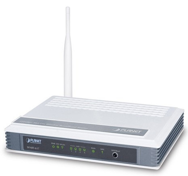 Planet WNRT-617 Fast Ethernet Grau, Weiß WLAN-Router