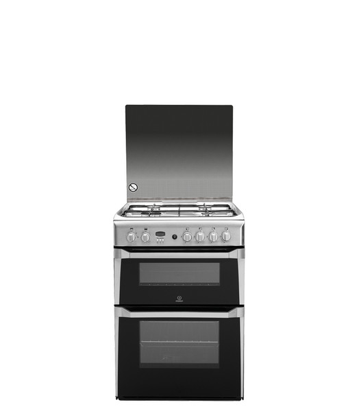 Indesit ID60G2X Freestanding Gas hob A+ Stainless steel cooker