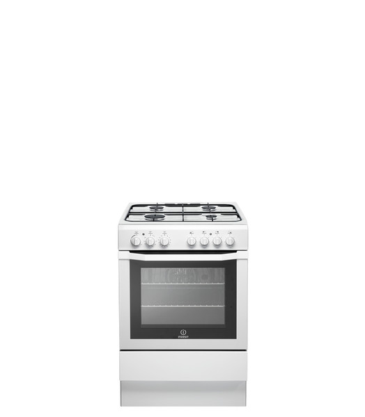 Indesit I6GG1WUK Freistehend Gas hob A Weiß