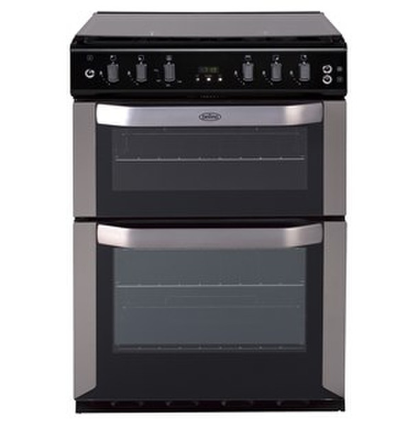 Belling FSG60TCLW Freestanding Gas hob A Black,Stainless steel