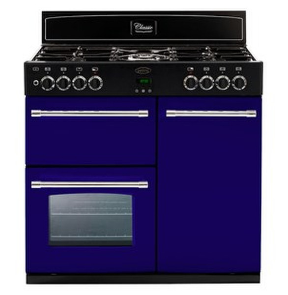 Belling Classic 90DFT Freistehend Gas hob A Schwarz, Blau