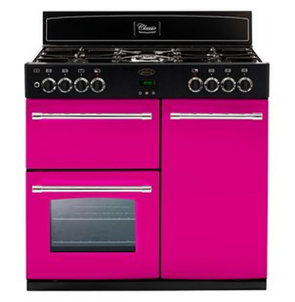 Belling Classic 90DFT Freestanding Gas hob A Black,Pink