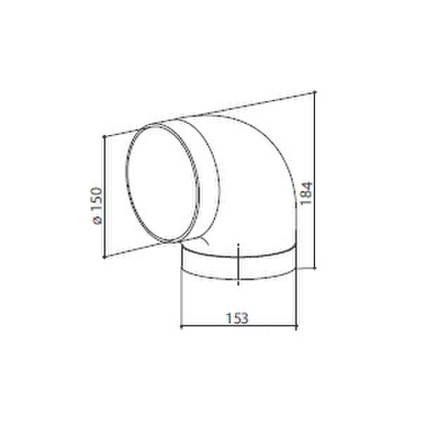 Faber 112.0253.688 Extension tube