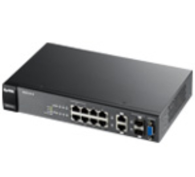 ZyXEL GS2210-8 gemanaged L2 Gigabit Ethernet (10/100/1000) Schwarz