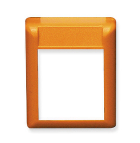 ICC IC107CICOR Оранжевый рамка для розетки/выключателя