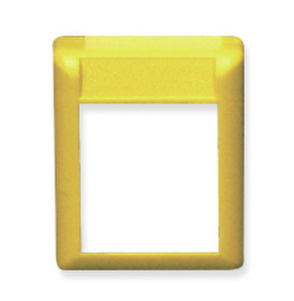 ICC IC107CICYL Желтый рамка для розетки/выключателя