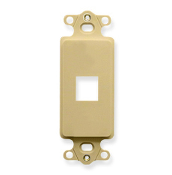 ICC IC107DI1IV Ivory switch plate/outlet cover