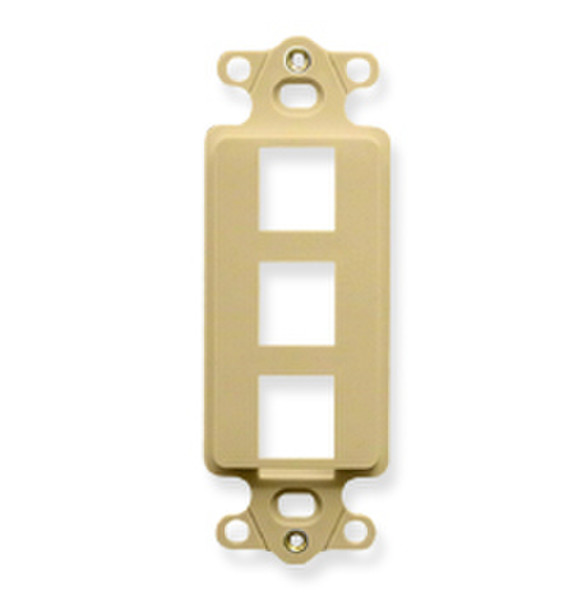ICC IC107DI3IV Ivory switch plate/outlet cover