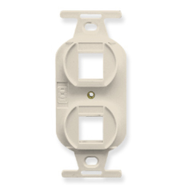ICC IC107DPIAL Almond switch plate/outlet cover