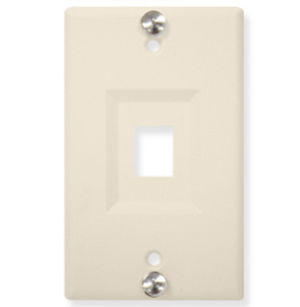 ICC IC107FRWAL Almond switch plate/outlet cover
