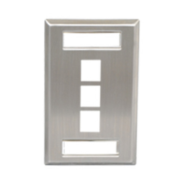 ICC IC107S03SS Stainless steel switch plate/outlet cover