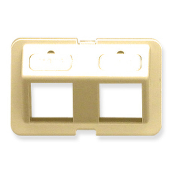 ICC IC108BA2IV Ivory switch plate/outlet cover