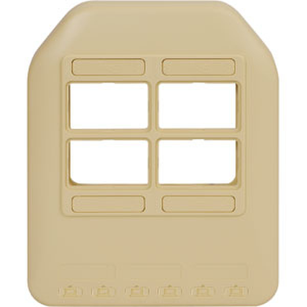 ICC IC108WBDIV Ivory switch plate/outlet cover