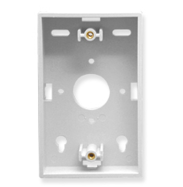 ICC IC250MBSWH White switch plate/outlet cover