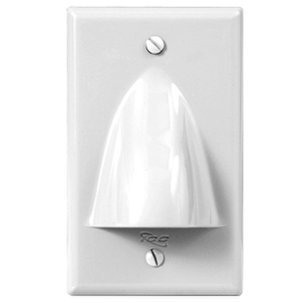 ICC IC640BSSWH White switch plate/outlet cover