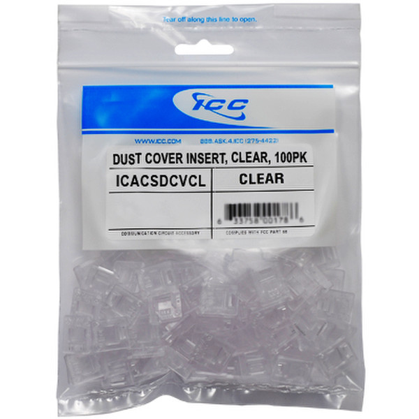ICC ICACSDCVCL equipment dust cover