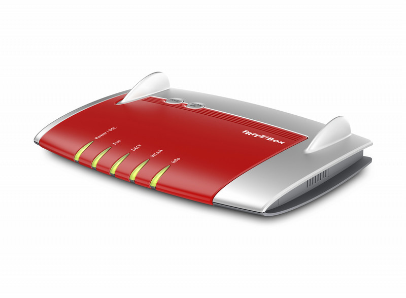 AVM FRITZ!Box 7430 Single-band (2.4 GHz) Fast Ethernet Красный wireless router