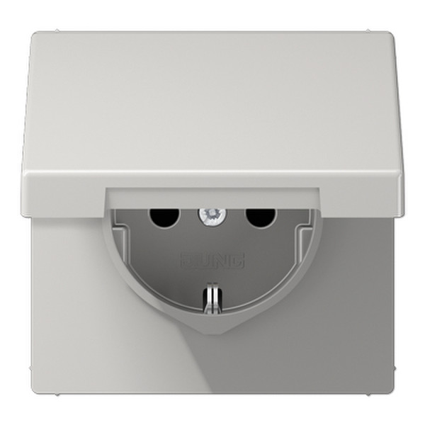 JUNG LS1520KLLG Type F (Schuko) Grey outlet box