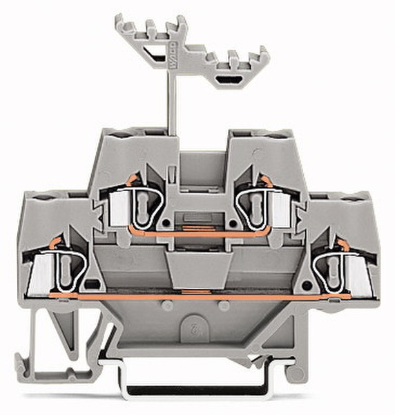 Wago 280-519 4P Grey electrical terminal block