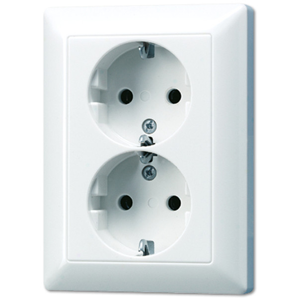 JUNG AS 5020 U Type F (Schuko) White outlet box