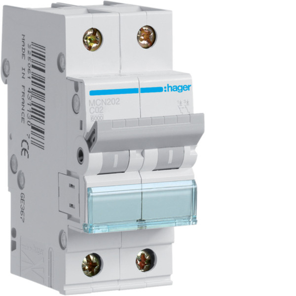 Hager MCN202 2P Elektroschalter