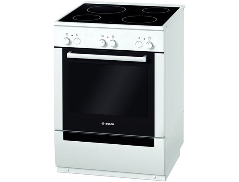 Bosch HCE722123U Freestanding Induction hob A White cooker