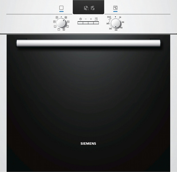 Siemens HB63A1220S Electric oven 63л A Белый, Нержавеющая сталь