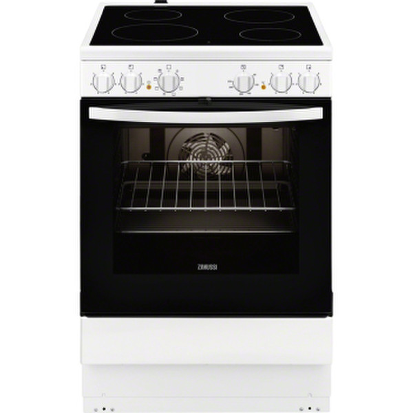 Zanussi ZCV65000WA Freestanding Induction hob A White cooker