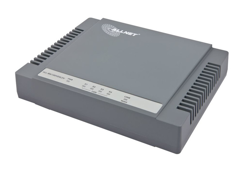 ALLNET 120183 Подключение Ethernet VDSL2 Серый