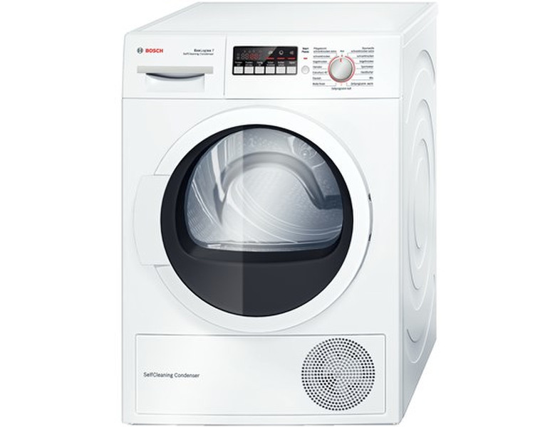 Bosch WTW862V0 Отдельностоящий Фронтальная загрузка 7кг A++ Белый сушилка для белья