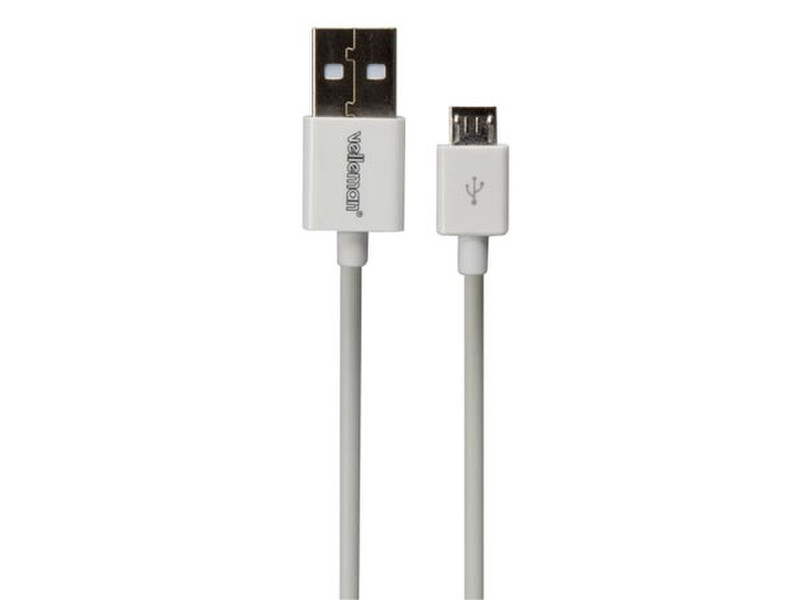 Velleman PCMP62 1m USB A Micro-USB A Weiß USB Kabel