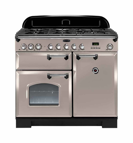 Rangemaster Classic Deluxe 100 Dual Fuel Freistehend Gas hob A Schwarz