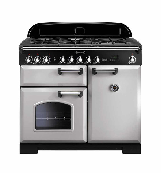 Rangemaster Classic Deluxe 100 Dual Fuel Freestanding Gas hob A Black,White