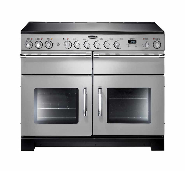 Rangemaster Excel 110 Ceramic Freestanding Ceramic hob A Black,Silver