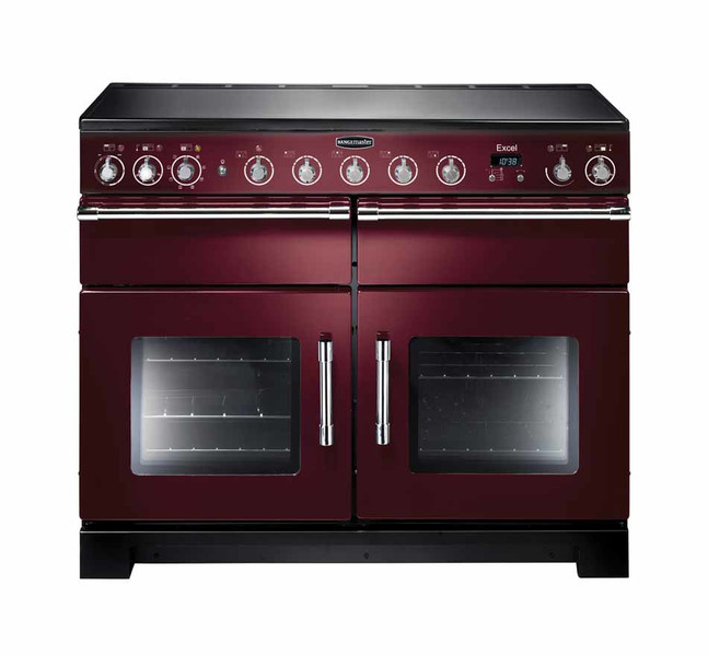 Rangemaster Excel 110 Induction Freistehend Induktionskochfeld A Schwarz, Rot