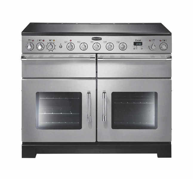 Rangemaster Excel 110 Induction Freistehend Induktionskochfeld A Schwarz, Edelstahl