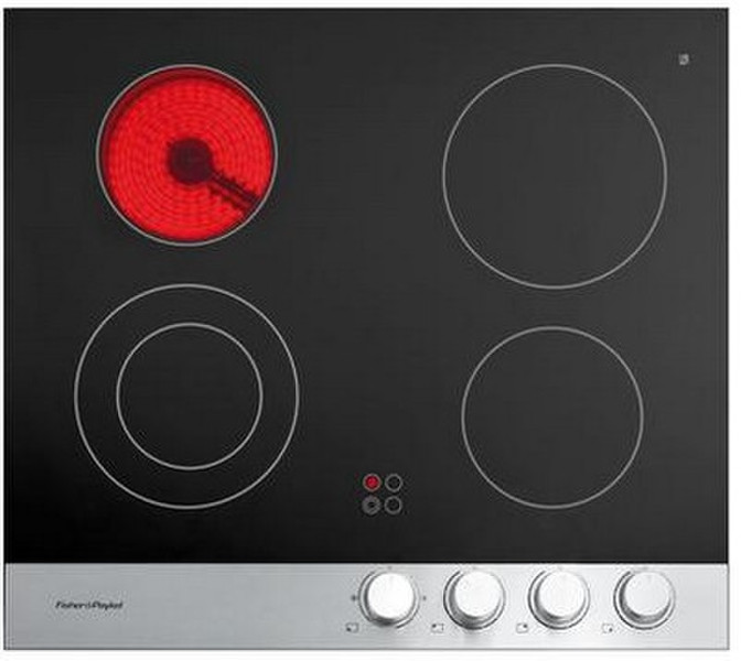 Fisher & Paykel CE604CBX1 built-in Ceramic Black,Silver hob
