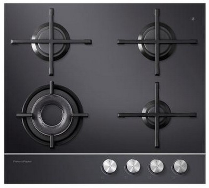 Fisher & Paykel CG604DNGGB1 built-in Gas Black hob
