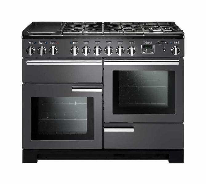 Rangemaster Professional Deluxe 110 Dual Fuel Отдельностоящий Combi hob A Черный, Серый