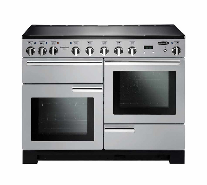 Rangemaster Professional Deluxe 110 Induction Freistehend Induktionskochfeld A Schwarz, Grau