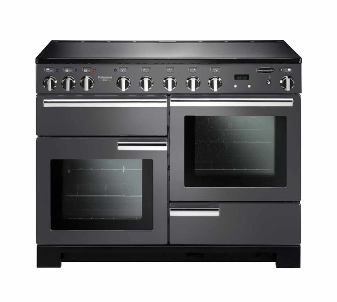 Rangemaster Professional Deluxe 110 Induction Freistehend Induktionskochfeld A Schwarz, Grau