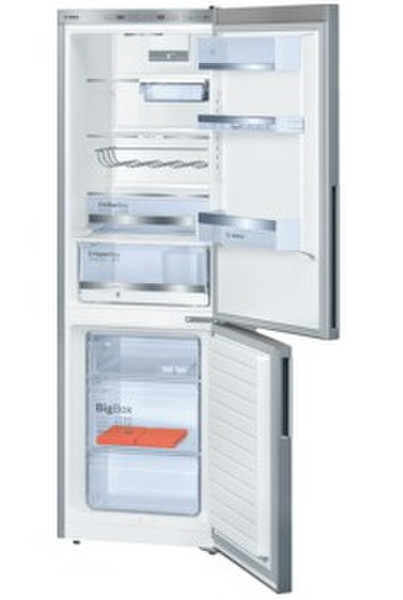 Bosch KGE36BI43 Отдельностоящий 214л 88л A+++ Нержавеющая сталь холодильник с морозильной камерой