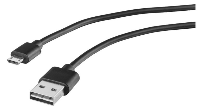 Trust 20367 1м Micro-USB B USB B Черный кабель USB